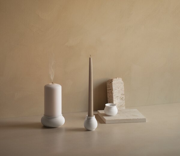 Lyngby Porcelæn Svícen Curve Pillar LP236