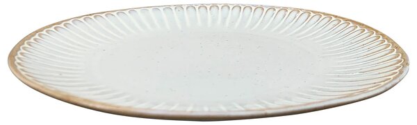 Keramický dezertní talíř Grau, (fi) 21 cm, šedá