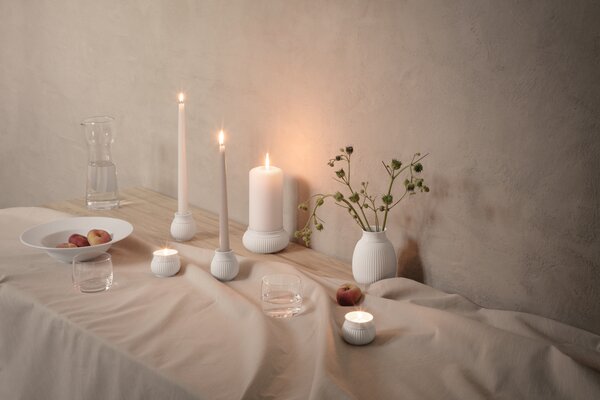 Lyngby Porcelæn Svícen Curve Pillar LP236