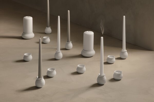 Lyngby Porcelæn Svícen Curve Pillar LP236