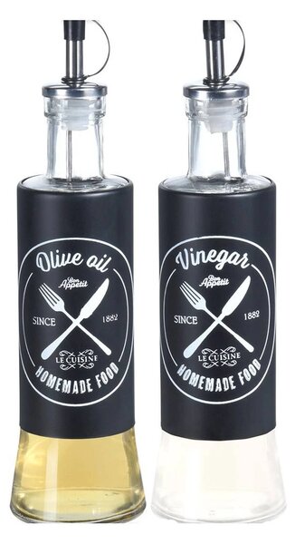 Skleněná láhev na olej/ocet Morgan 300 ml sada 2ks