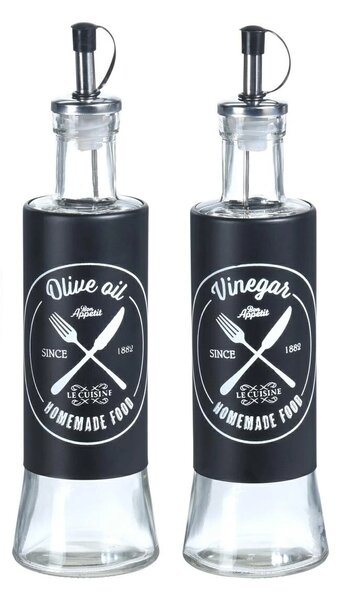 Skleněná láhev na olej/ocet Morgan 300 ml sada 2ks