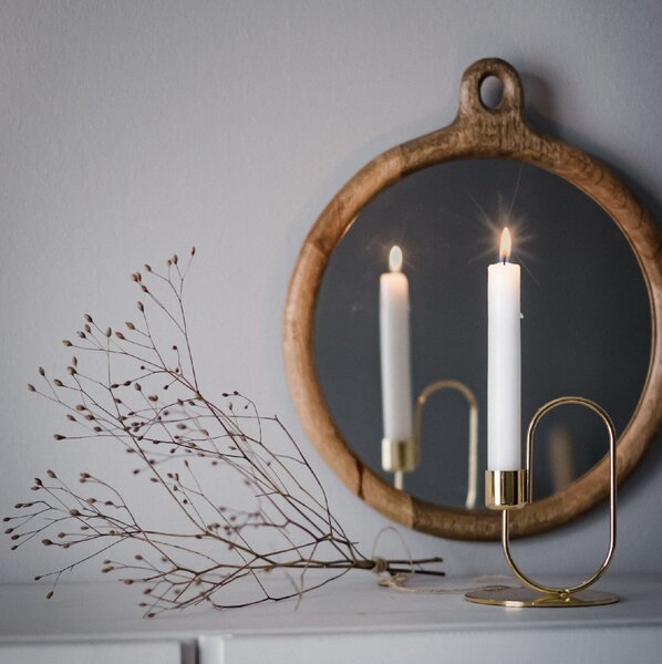 COOEE Design Svícen Swoop Brass CED218