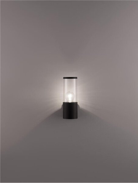 Nova Luce Venkovní nástěnné svítidlo ZOSIA, E27 1x12W IP65