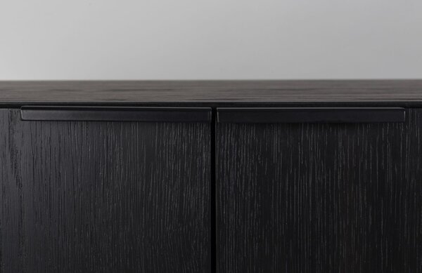Černá komoda ZUIVER TRAVIS 180 x 45 cm