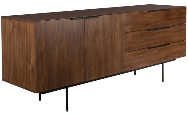 Komoda ZUIVER TRAVIS 180 x 45 cm v dekoru ořech