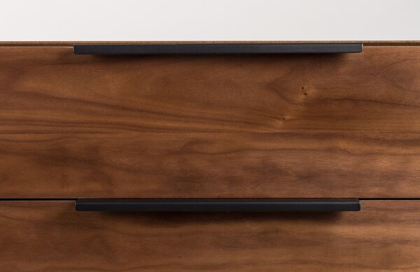 Komoda ZUIVER TRAVIS 180 x 45 cm v dekoru ořech