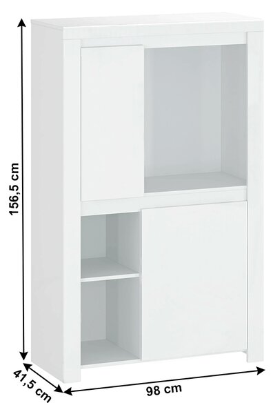Regál Lafer 2D (bílá)