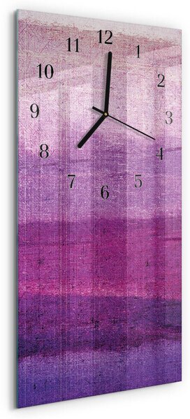 Skleněné hodiny vertikální Plátno zsppc-30x60-00171740