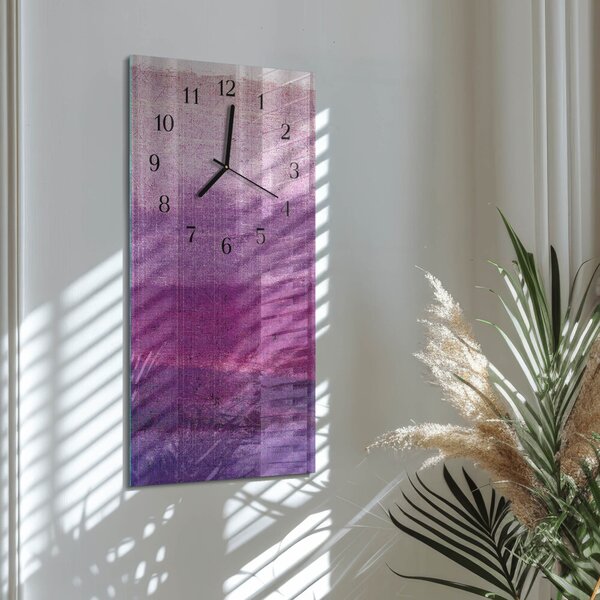Skleněné hodiny vertikální Plátno zsppc-30x60-00171740