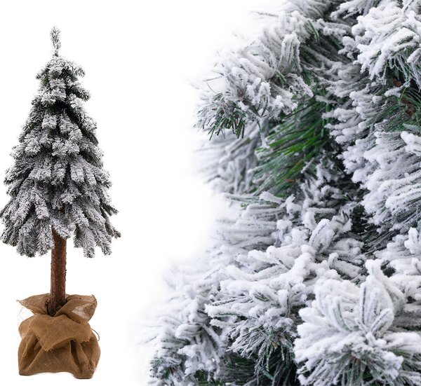 Bestent Vánoční stromek na pařezu Smrk horský 120cm Snowy