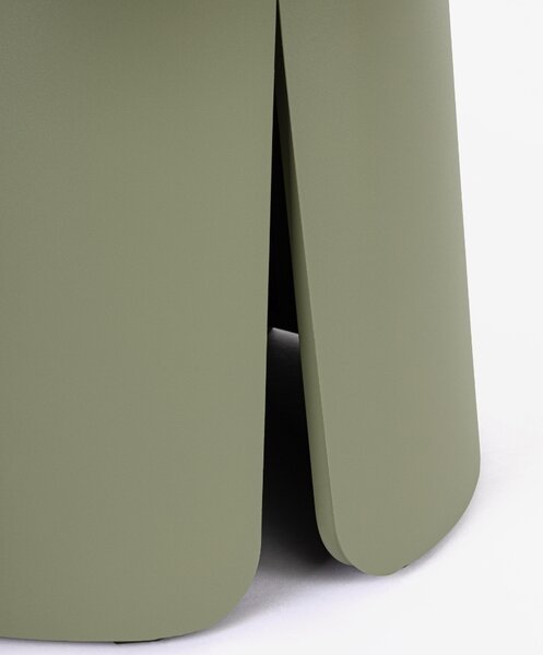 Bizzotto Zelený set dvou zahradních stolků Bryan 70/90 cm