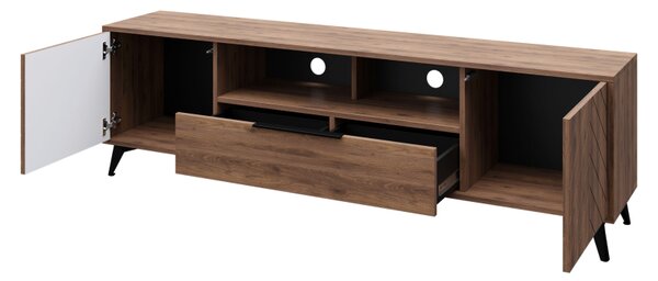 TV skříňka Siprynt Bis 2D1SZ, Barvy: ořech okapi 5903211481239