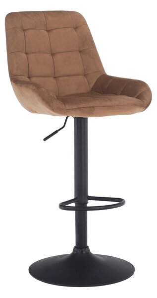 Barová židle Chelsey (hnědá + černá). 1034245