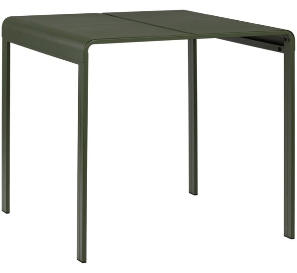 -25 % Dny MOMENTI– noo.ma Zelený kovový zahradní stůl Oto 80 x 80 cm