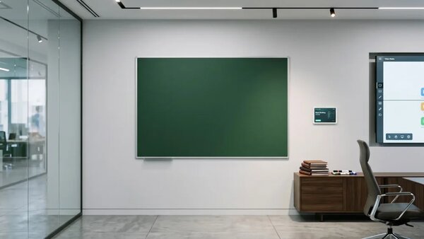 ZELENÁ magnetická křídová tabule 180 × 120 cm, GB1812