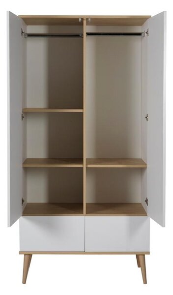 -25 % Dny MOMENTI– Bílá skříň Quax Flow 196 x 96 cm se zásuvkami