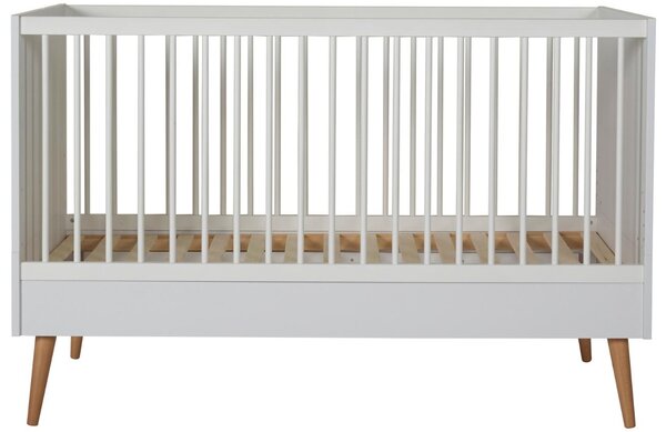 -25 % Dny MOMENTI– Bílá dětská postýlka Quax Cocoon 140 x 70 cm