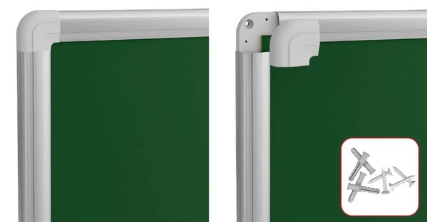 ZELENÁ magnetická křídová tabule 120 × 60 cm, GB126