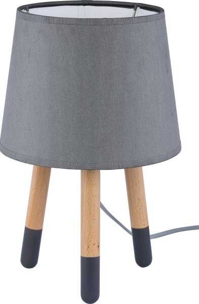 Náhradní stínidlo ke stolní lampě LAMA E27 pr. 15 cm šedá
