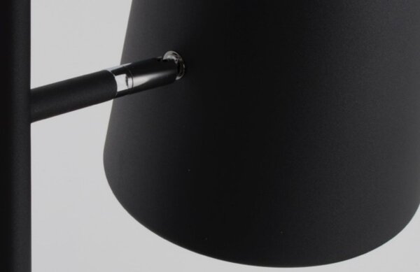 -25 % Dny MOMENTI– Černá stojací lampa ZUIVER BUCKLE 150 cm