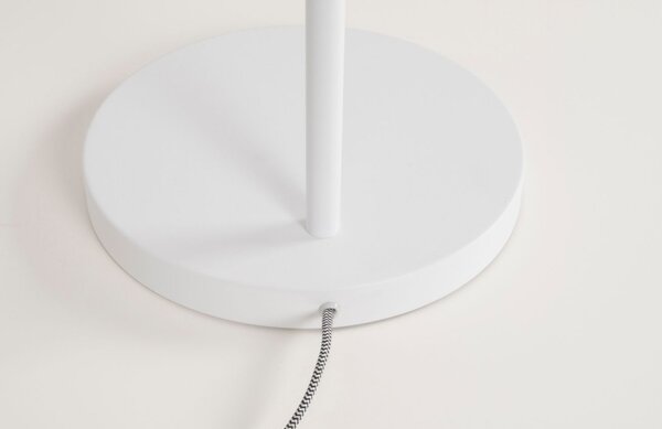 -25 % Dny MOMENTI– Bílá stojací lampa ZUIVER BUCKLE