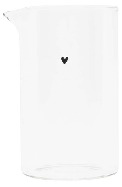 Skleněný džbánek Black Heart 250 ml