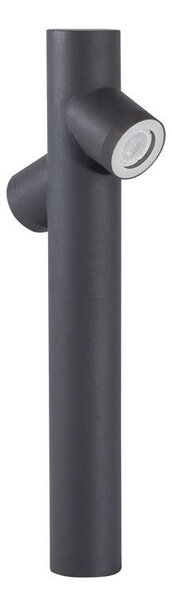 NV 9291703 Venkovní sloupkové svítidlo RAMO tmavě šedý hliník skleněný difuzor GU10 2x7W 220-240V IP65 bez žárovky - NOVA LUCE