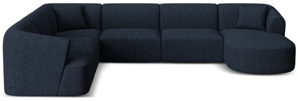 -25 % Dny MOMENTI– Cosmopolitan Design Královsky modrá čalouněná rohová pohovka Campi 330 cm, levá