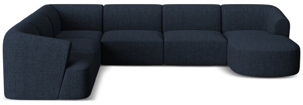-25 % Dny MOMENTI– Cosmopolitan Design Královsky modrá čalouněná rohová pohovka Campi 330 cm, levá