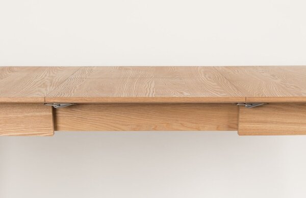 Jasanový rozkládací jídelní stůl ZUIVER GLIMPS 180/240x90 cm