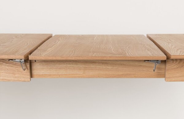 Jasanový rozkládací jídelní stůl ZUIVER GLIMPS 180/240x90 cm