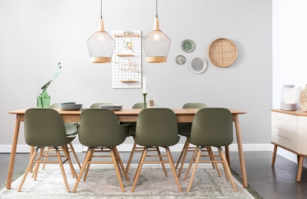 Jasanový rozkládací jídelní stůl ZUIVER GLIMPS 180/240x90 cm