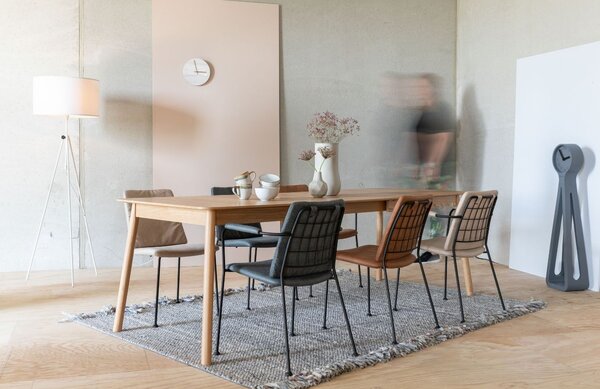 Jasanový rozkládací jídelní stůl ZUIVER GLIMPS 180/240x90 cm