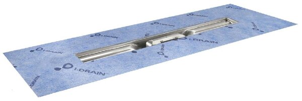 I-Drain Linear 54 - Nerezový sprchový žlab, délka 700 mm, s hydroizolací ID4M07001X1