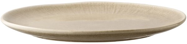 Nordic Living Béžový kameninový talíř Violette Ø 27 cm