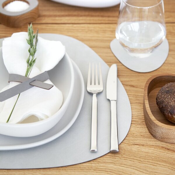 LIND DNA Oboustranné prostírání Curve Dinner - Black/Light Grey LND134