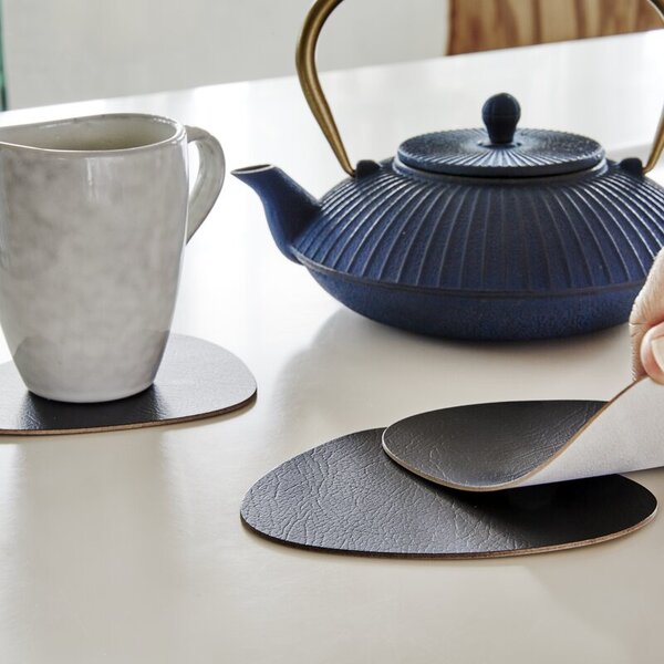 LIND DNA Oboustranná podložka Curve Glass - Black/Light Grey LND135