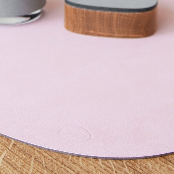 LIND DNA Oboustranné prostírání Curve Dinner - Rose/Light Grey LND144