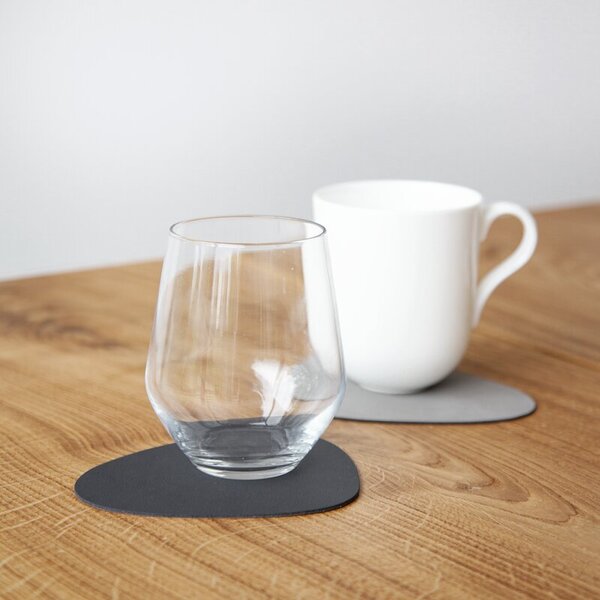 LIND DNA Oboustranná podložka Curve Glass - Anthracite/Dark Grey LND141