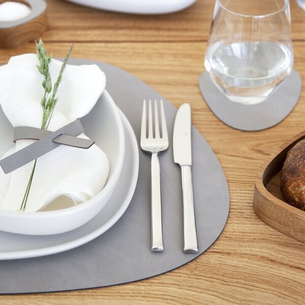 LIND DNA Oboustranné prostírání Curve Dinner - Rose/Light Grey LND144