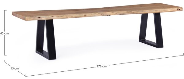 -25 % Dny MOMENTI– Bizzotto Dřevěná lavice Artur 178 cm