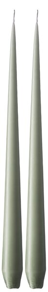 Ester&Erik Set svíček Taper - Green Soil Výška: 22 cm