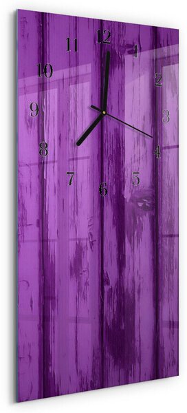 Skleněné hodiny vertikální Dřevo zsppc-30x60-00176670