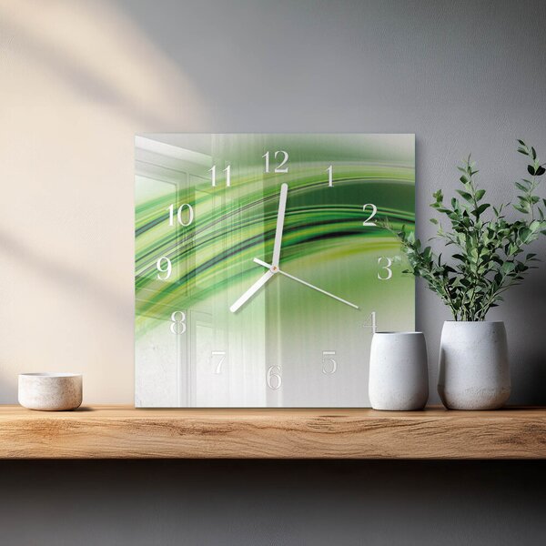 Skleněné hodiny Abstraktní umění zskb-30x30-00080787