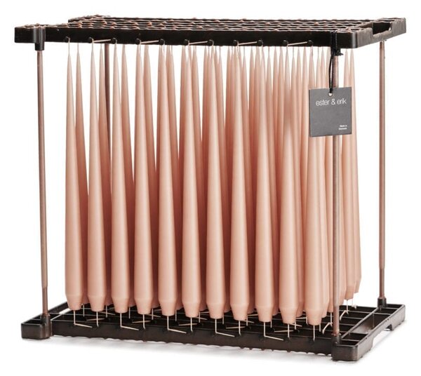 Ester & Erik Set svíček Taper - Rosy Caramel Výška: 22 cm