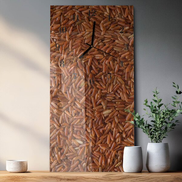 Skleněné hodiny vertikální Rýže zsppc-30x60-00172415