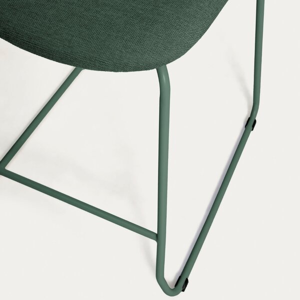 Kave Home Zelená barová židle Meli 65 cm