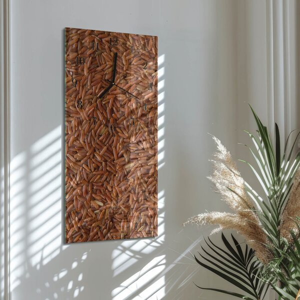 Skleněné hodiny vertikální Rýže zsppc-30x60-00172415