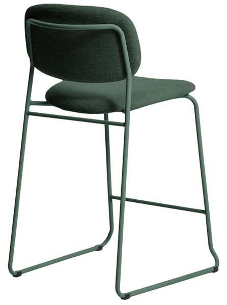 Kave Home Zelená barová židle Meli 65 cm
